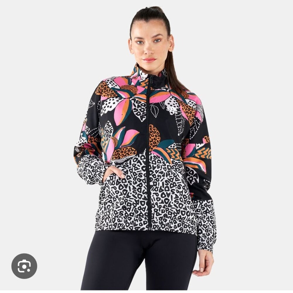 FARM Rio X Adidas Windbreaker and Bike Shorts Set